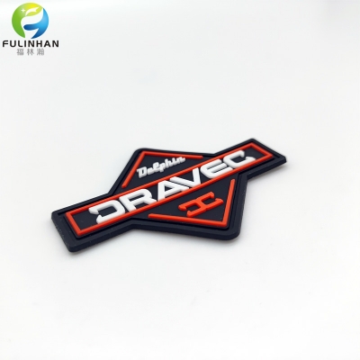 Custom Shaped Rubber Logo Clothes Patches