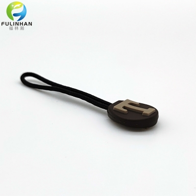Embossed Rubber Logo Zip Pullers