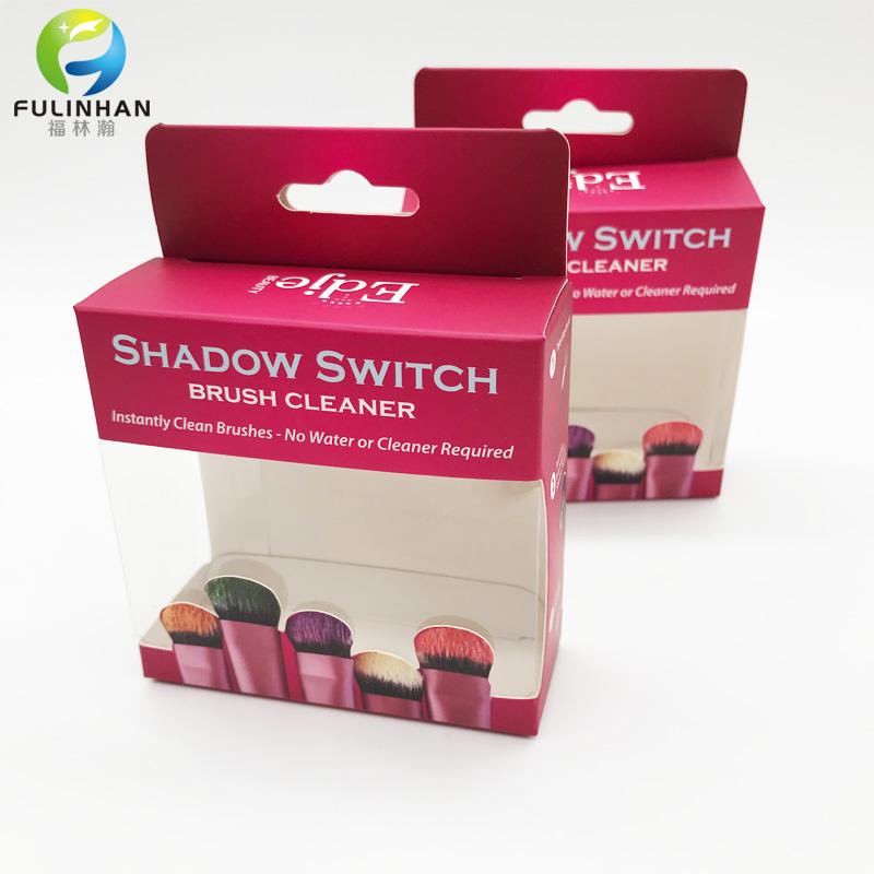 makeup brush cleaner packaging box