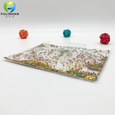 China Clear PVC Bag with Sequins