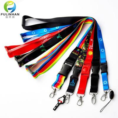 Custom Promotional Logo Neck Nylon Lanyard
