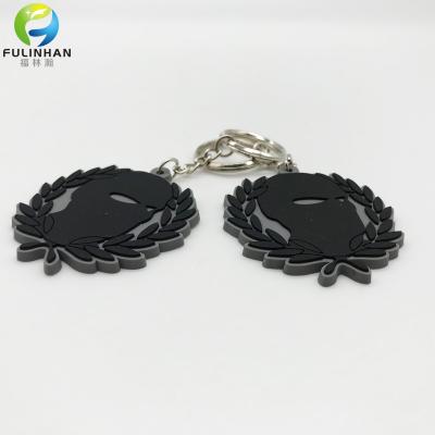 Custom Soft Plastic eco-friendly PVC KeyChains