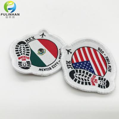 Custom Iron On  Woven Patches For Clothes