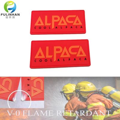 Flame Retardant Silicone Label for clothing