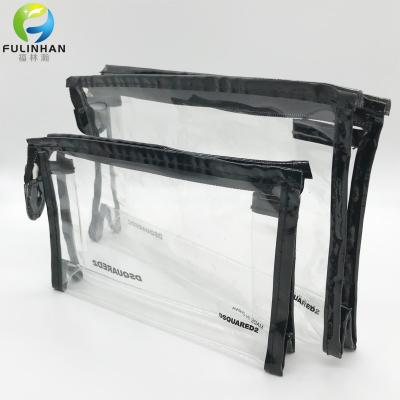 Customized size multi use pochette in transparent PVC