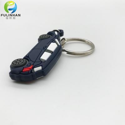Durable polyvinyl chloride (PVC) keychains