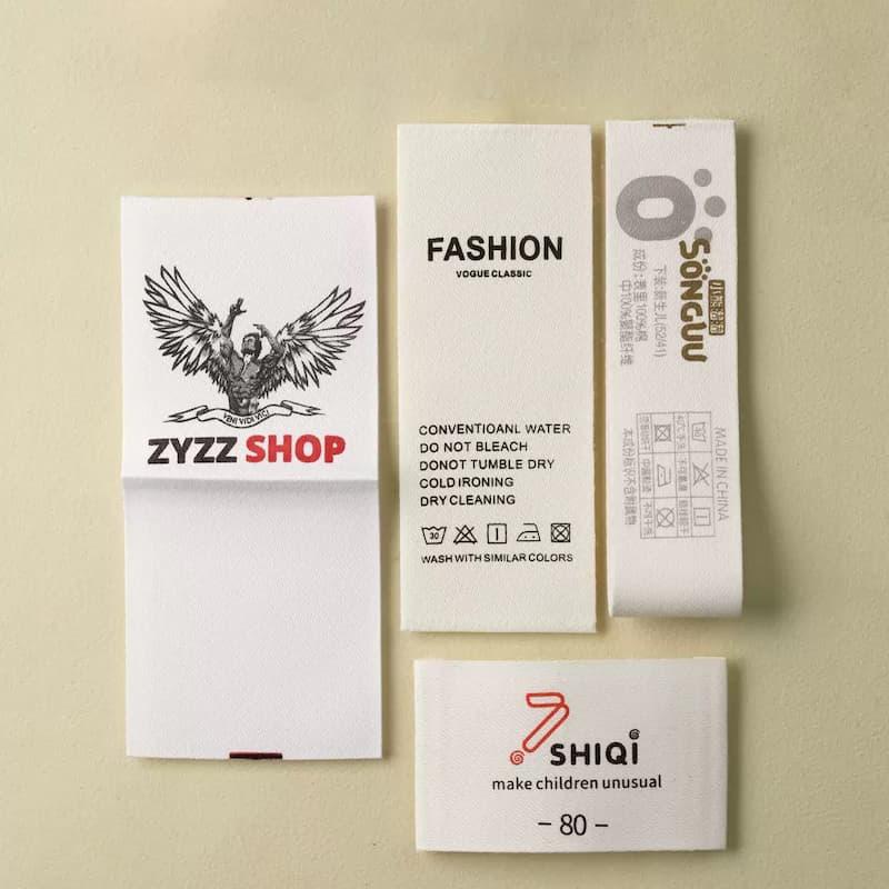 Custom Printed Wash Care Labels | Clothing Care Labels