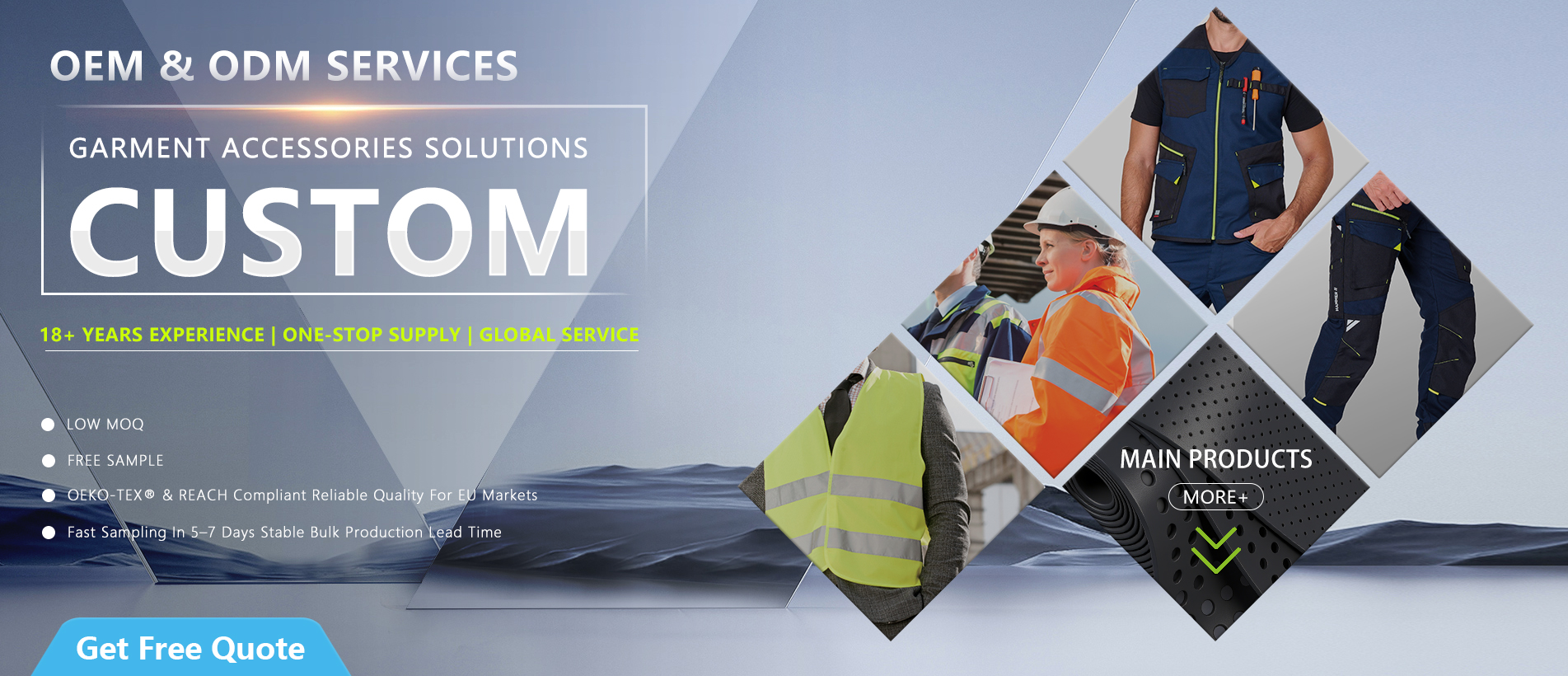 Custom garment trims